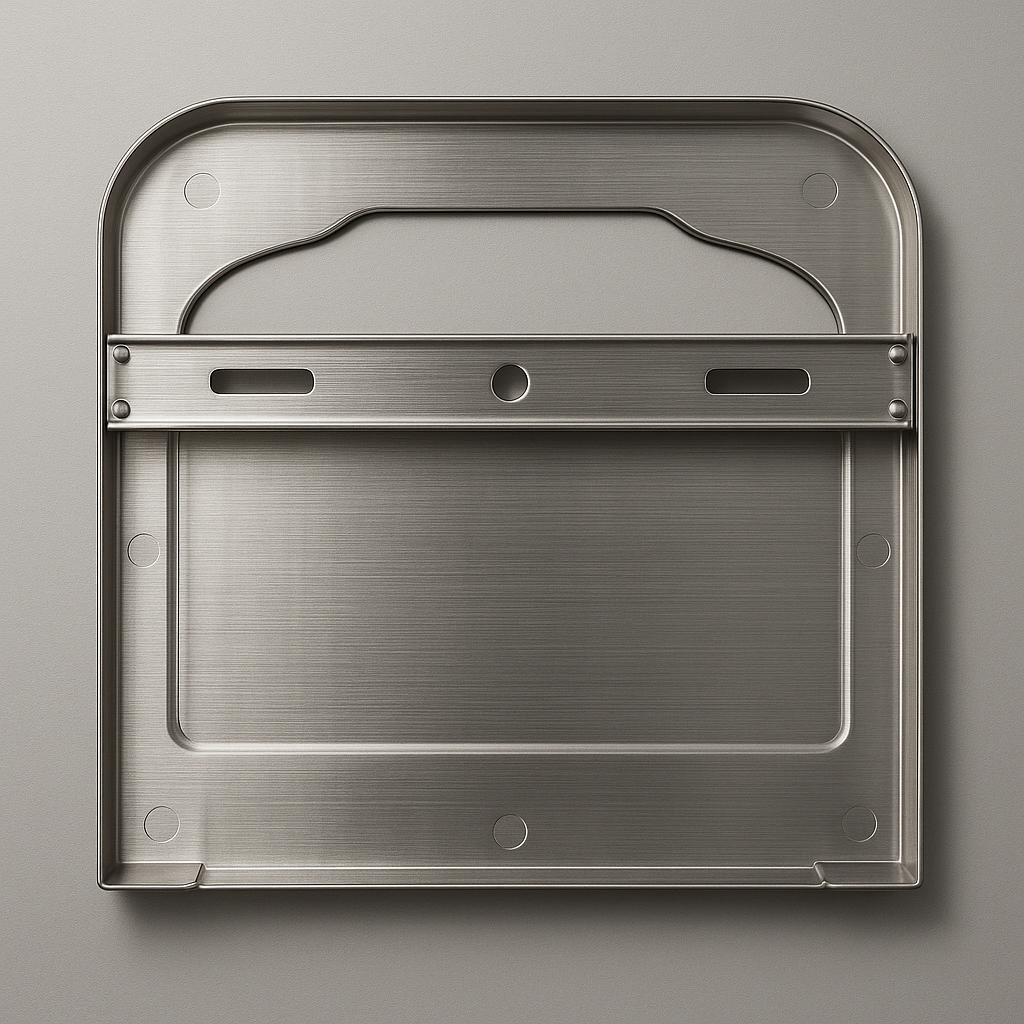 Flushi™ Premium Stainless Steel Wall-Mount Dispenser – 2-Fold