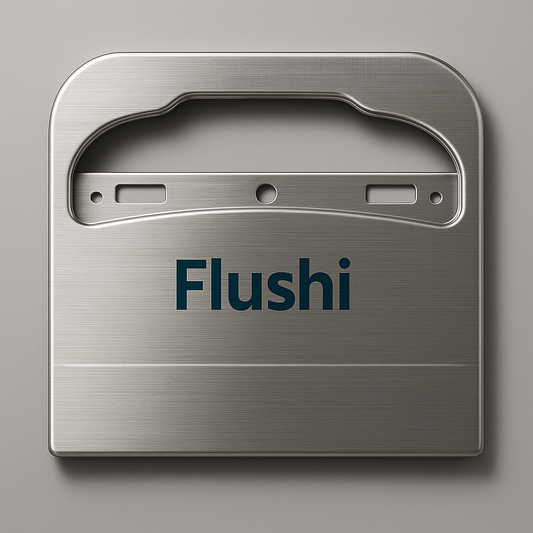 Flushi™ Premium Stainless Steel Wall-Mount Dispenser – 2-Fold